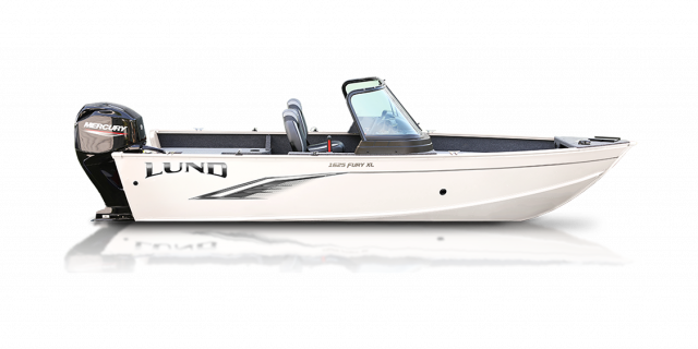 a Lund Fury XL Sport boat sold at Gordon Bay Marine near Muskoka, Ontario.